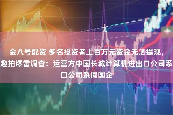 金八号配资 多名投资者上百万元资金无法提现，长城易趣拍爆雷调查：运营方中国长城计算机进出口公司系假国企