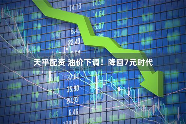 天平配资 油价下调！降回7元时代